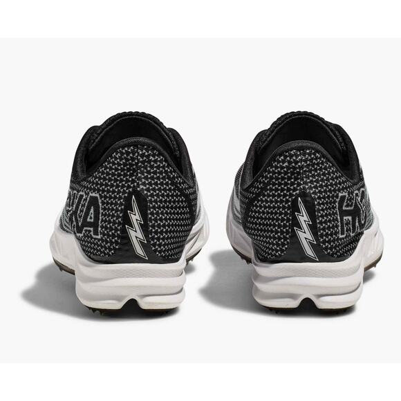 NIB Hoka Crescendo MD Men\'s Black & White Track Running Shoes Size 13 main image 4